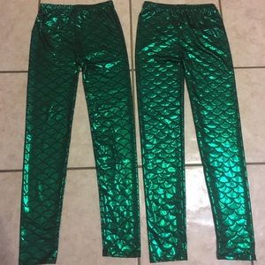 Mermaid leggings medium